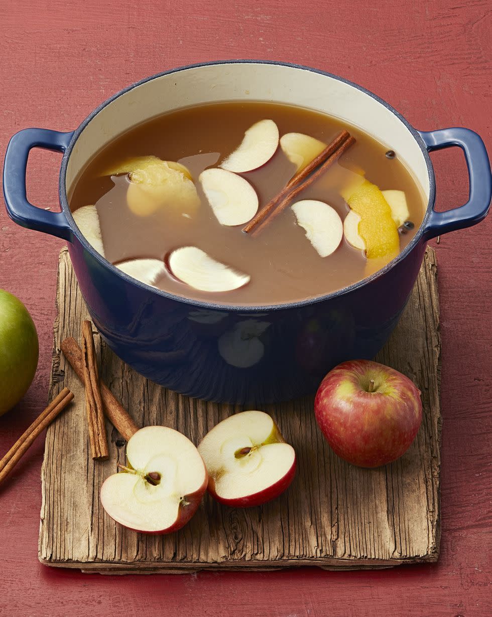 mulled maple apple cider fall recipe