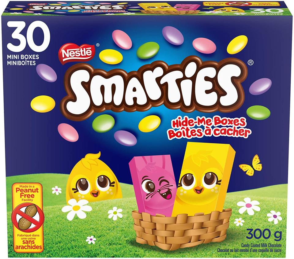 NESTLÉ SMARTIES Easter Milk Chocolate Pack of 30. Image via Amazon.