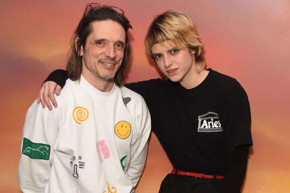 Jeremy Deller and Martina Boaretto last night (Dave Benett/Getty Images)