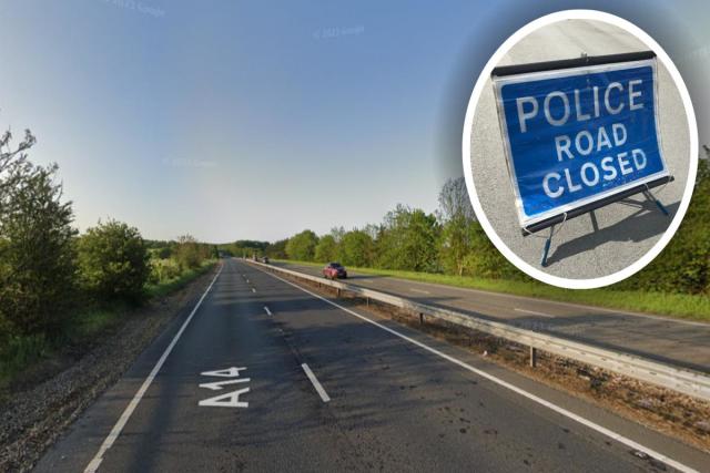 A14 closed in both directions after serious crash Yahoo Sport