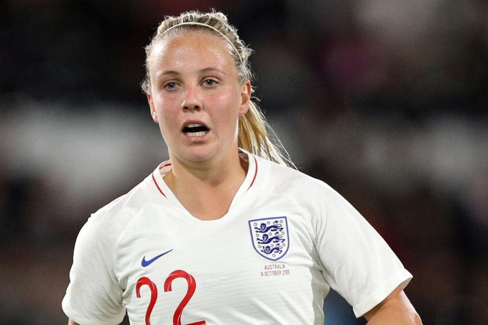 Beth Mead scored England’s third goal against Japan (Andrew Matthews/PA) (PA Archive)