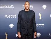 Toronto Raptors president Masai Ujiri arrives at the Canadian Screen Awards in Toronto