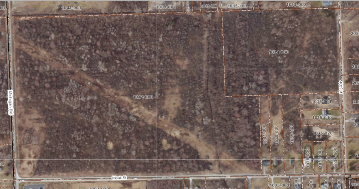 The Port Huron Township Board is mulling over the idea to sell 70 acres the township owns, showed through St. Clair County GIS in two parcels at Michigan Road and Moak Street, for an affordable housing development.