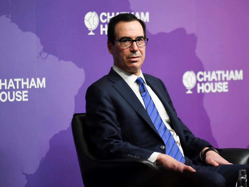 The US Treasury secretary says issues with Europe must be resolved first (AP)