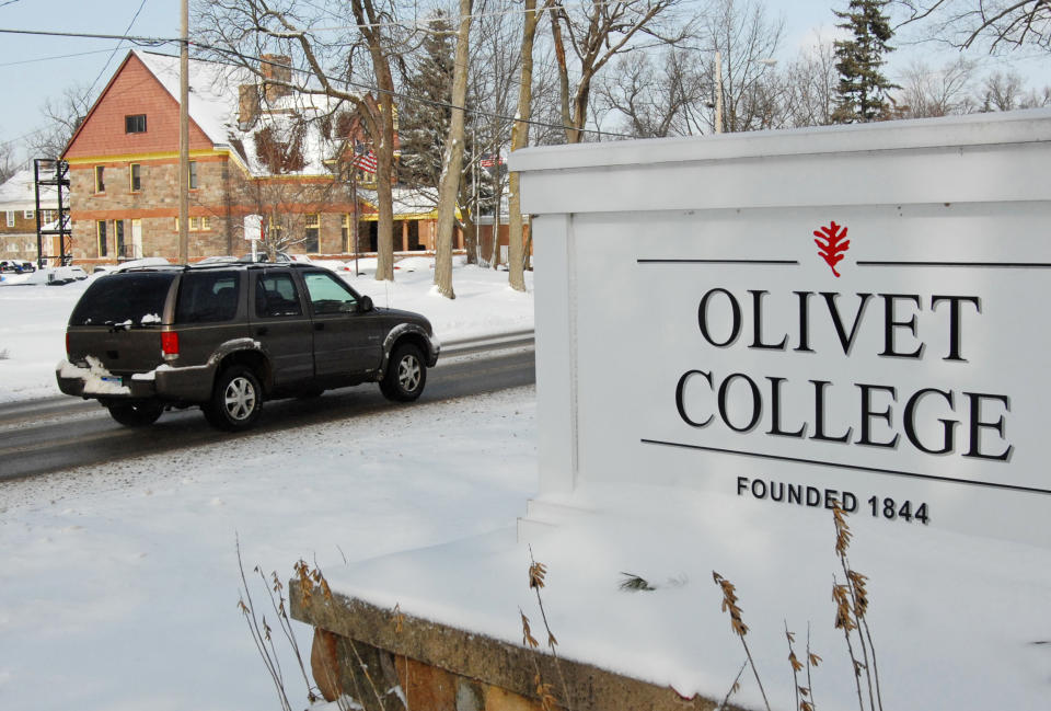 Olivet College in Michigan. (John Grap / The Enquirer via AP file)