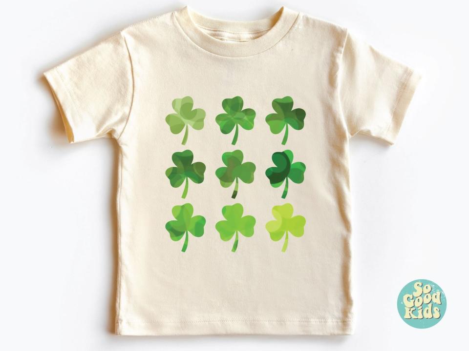 25) Toddler's Shamrock Shirt