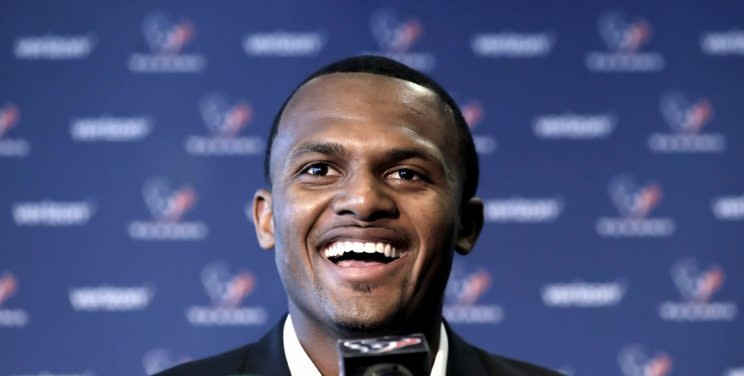 Deshaun Watson said he'll be ready for whatever the Texans need from him this season. (AP)