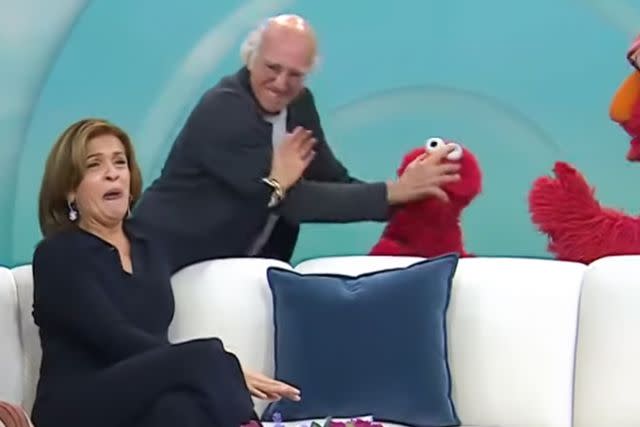 <p>Today/ Youtube</p> Larry David attacks Elmo