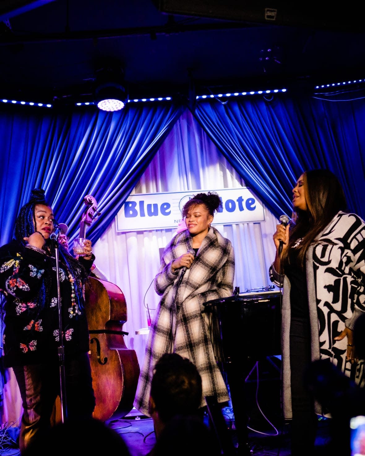 Jill Scott, Andra Day and Lalah Hathaway perform at the Blue Note Jazz Club. (Photo provided by Shore Fire Media)