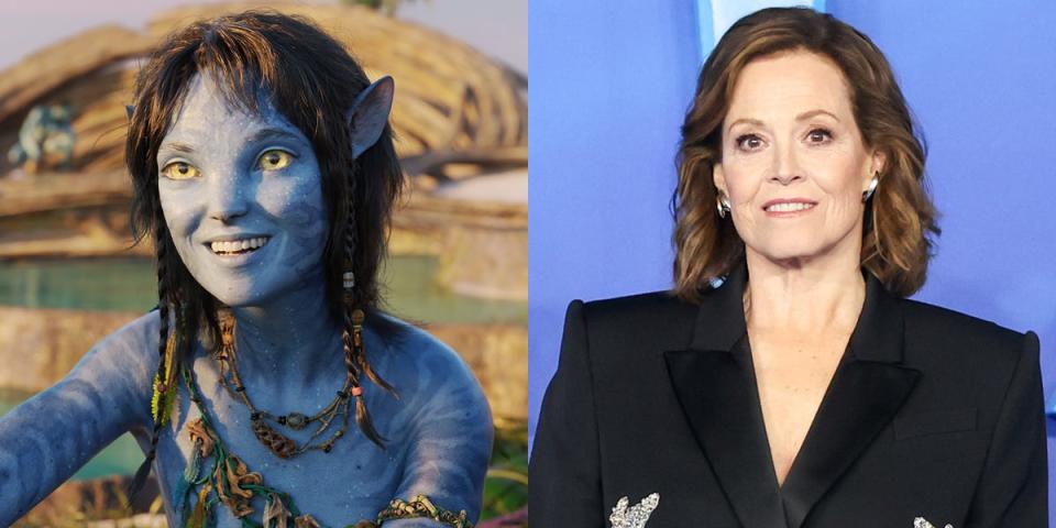 Sigourney Weaver in "Avatar: The Way of Water."