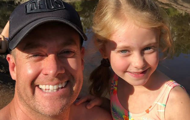 When he had daughter Sailor, Grant was left “angry” when someone suggested he would have been happier with a son. Source: Instagram/GrantDenyer