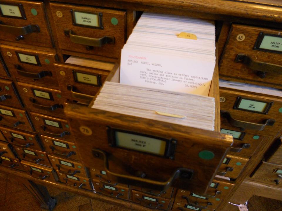 Library Card Catalogs