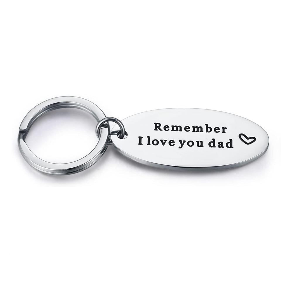 I Love You Dad Keychain