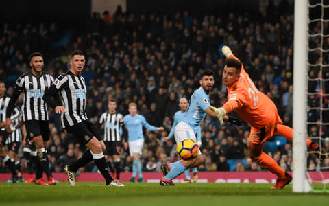 Sergio AGuero goal - Credit: GETTY IMAGES