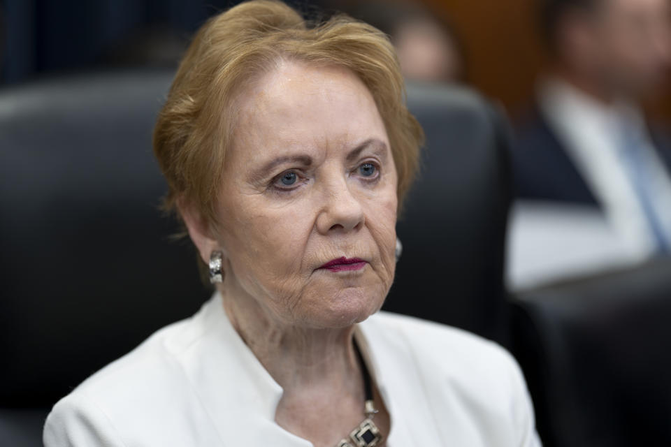 FILE - House Appropriations Committee Chair Kay Granger, R-Texas, and her panel begin work on fiscal 2024 spending bills, at the Capitol in Washington, Wednesday, June 14, 2023. (AP Photo/J. Scott Applewhite, File)