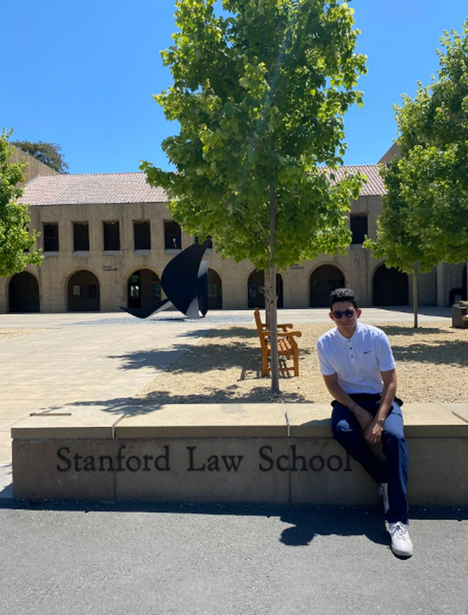 Jornada de orientación estudiantil en Stanford Law School, a la que asistió Luis Moros luego de ser seleccionado como uno de los 19 estudiantes que cursarán programa piloto de la escuela de leyes