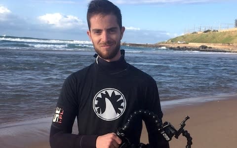 Underwater camera specialist Dan Abbott. - Credit: Dan Abbott / SWNS&nbsp;