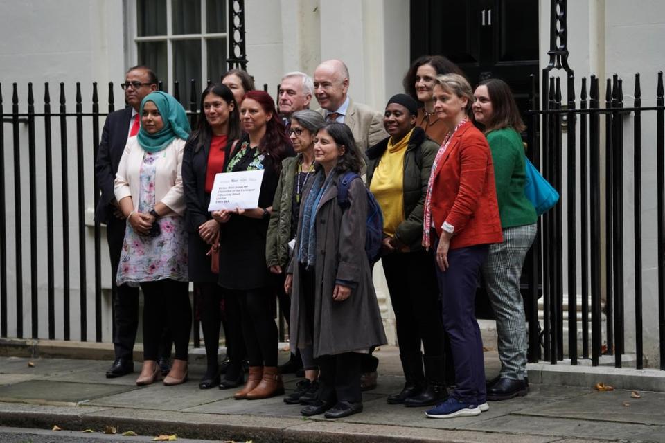 MPs joined the protesters (Kirsty O’Connor/PA) (PA Wire)