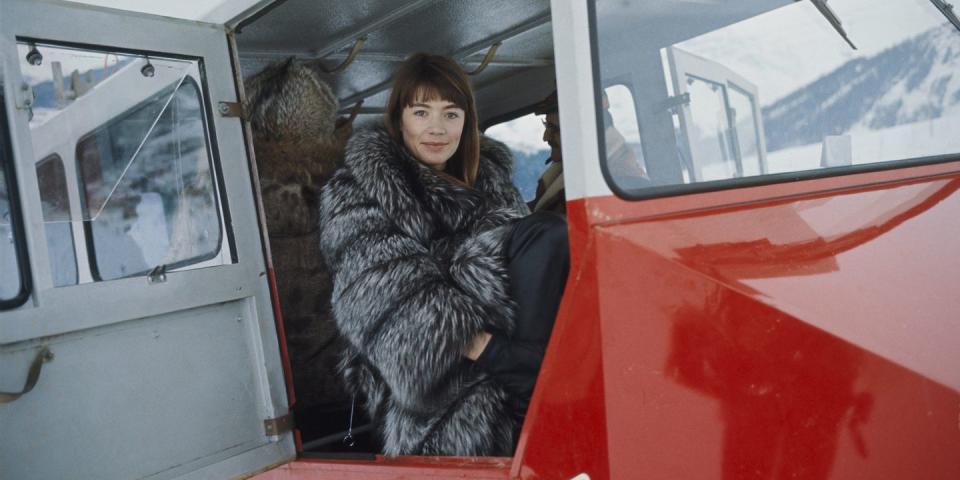 Transport, Automotive exterior, Fender, Winter, Glass, Black hair, Vehicle door, Windshield, Fur, Street fashion, 