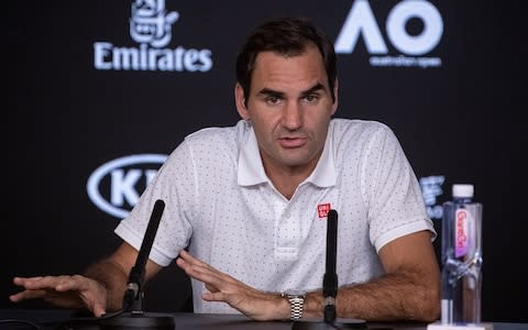 Roger Federer has hit back at criticism that he hasn't done enough to defend the players in Australia - Credit: Rex