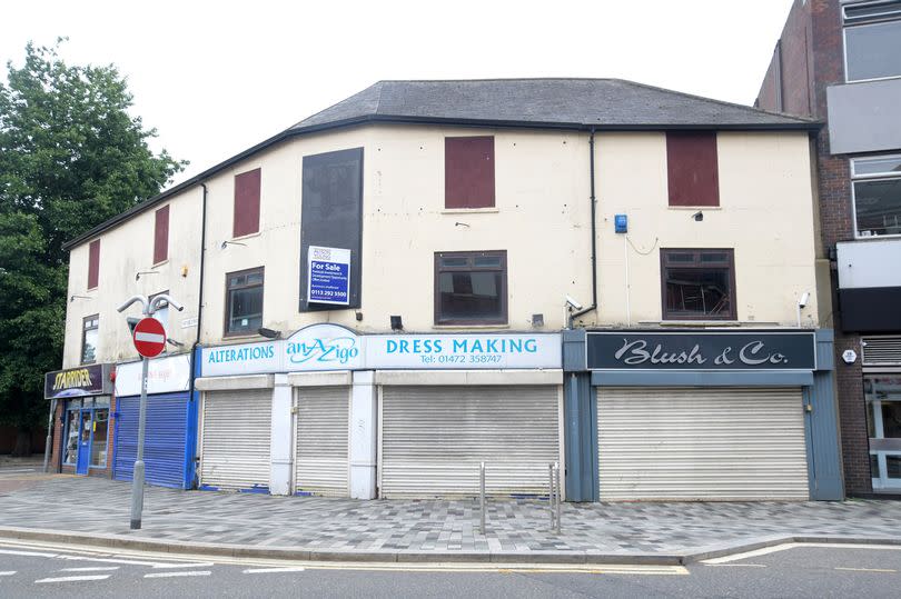 128-130 Victoria Street, Grimsby, photographed in late 2021 - the apartments will be on the upper floors