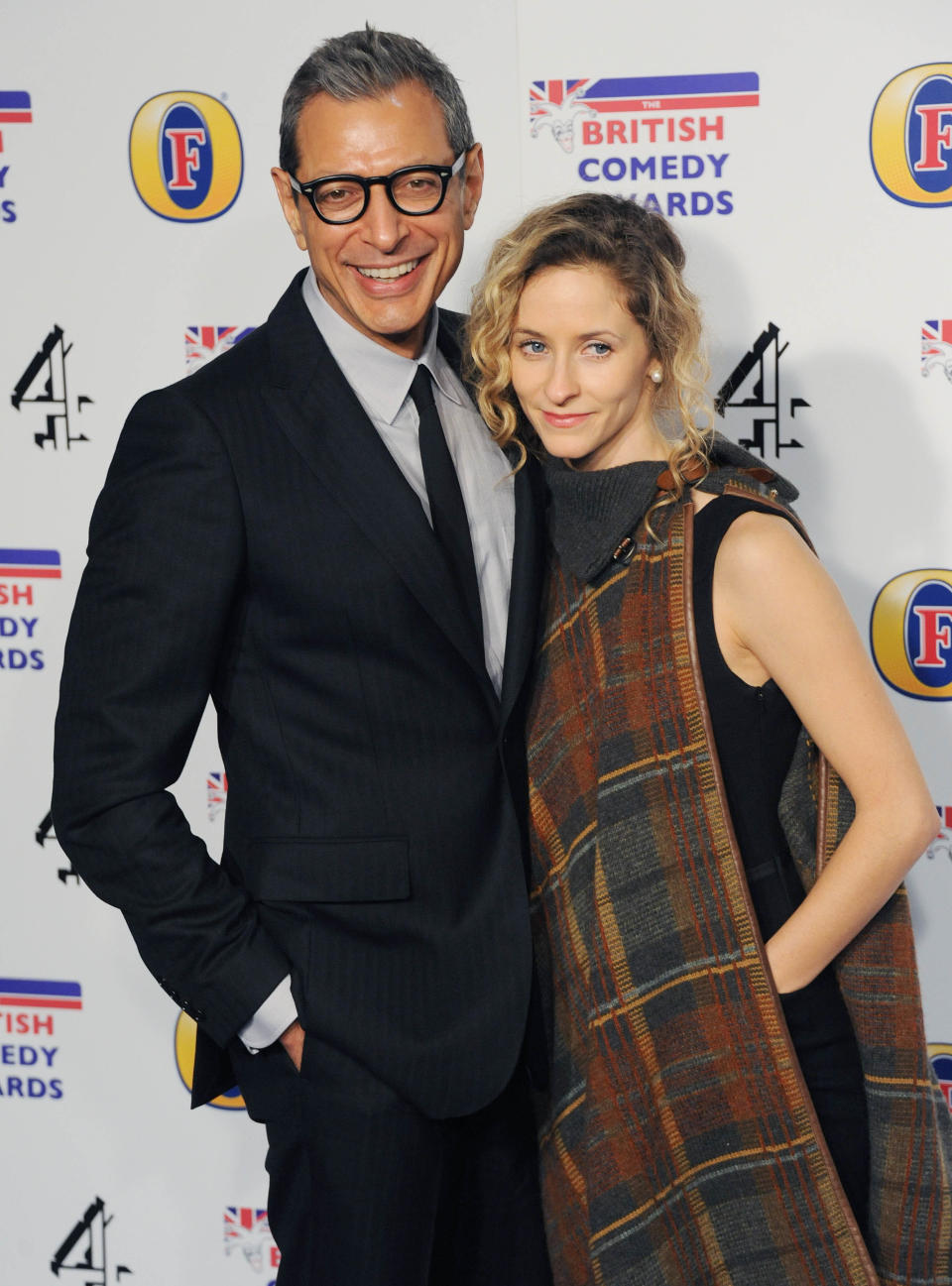 Jeff Goldblum and Emilie Livingston