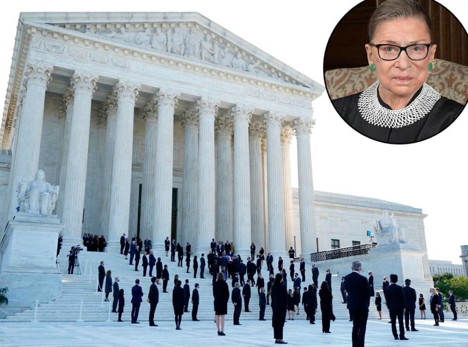 Ruth Bader Ginsburg, Funeral, Clerks