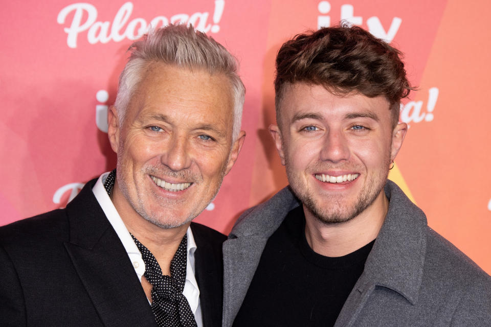 Martin Kemp and Roman Kemp attend ITV Palooza! at The Royal Festival Hall on November 23, 2021 in London, England. (Photo by Jeff Spicer/Getty Images)