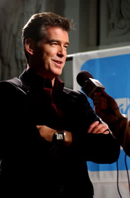 Pierce Brosnan at the Hollywood premiere of New Line Cinema's After the Sunset