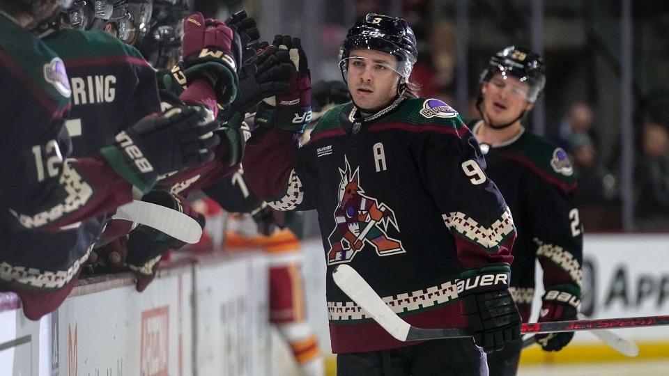 Clayton Keller's ridiculous run post All-Star break has the Coyotes looking like giant slayers as the NHL regular season nears its end. (Getty Images)