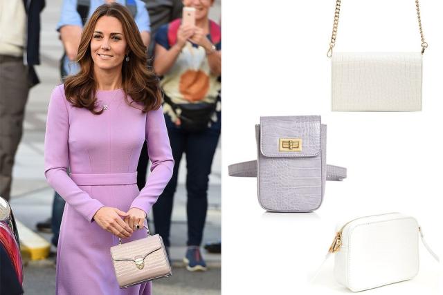 Kate Middleton and Meghan Markle Can't Stop Carrying Tiny Handbags — Shop  the Look for Cheap!