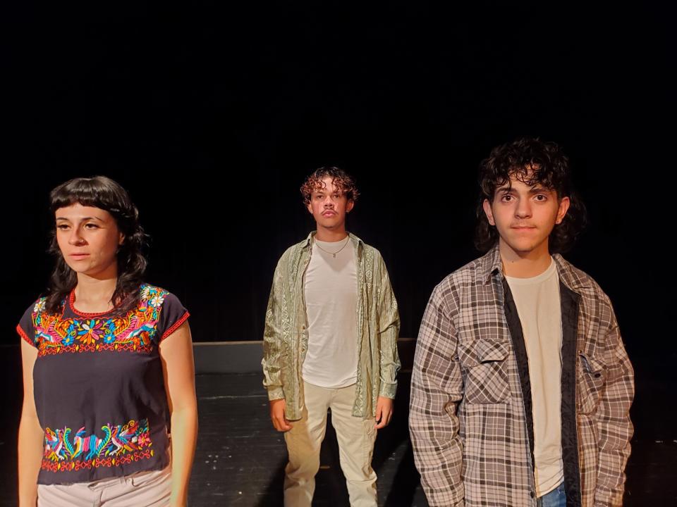 The cast of Theatre Conspiracy's 2023 immigration drama "Sanctuary City" at the Alliance for the Arts.