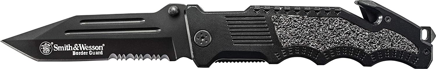 Smith and Wesson Border Guard Tanto Folding Knife