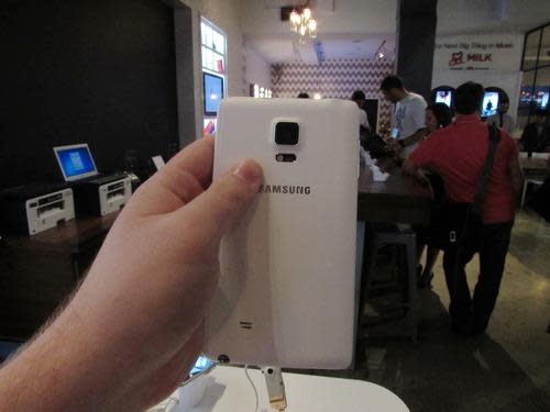 Back of Samsung Galaxy Note Edge