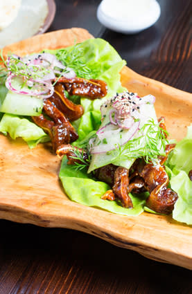 Pig Ear Lettuce Wraps