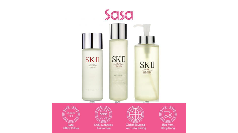 SK-II Pitera Essentials Facial Treatment Essence (230ml/250ml/330ml). (Photo: Shopee SG)