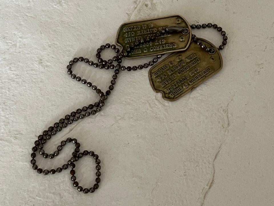 WWII dog tags