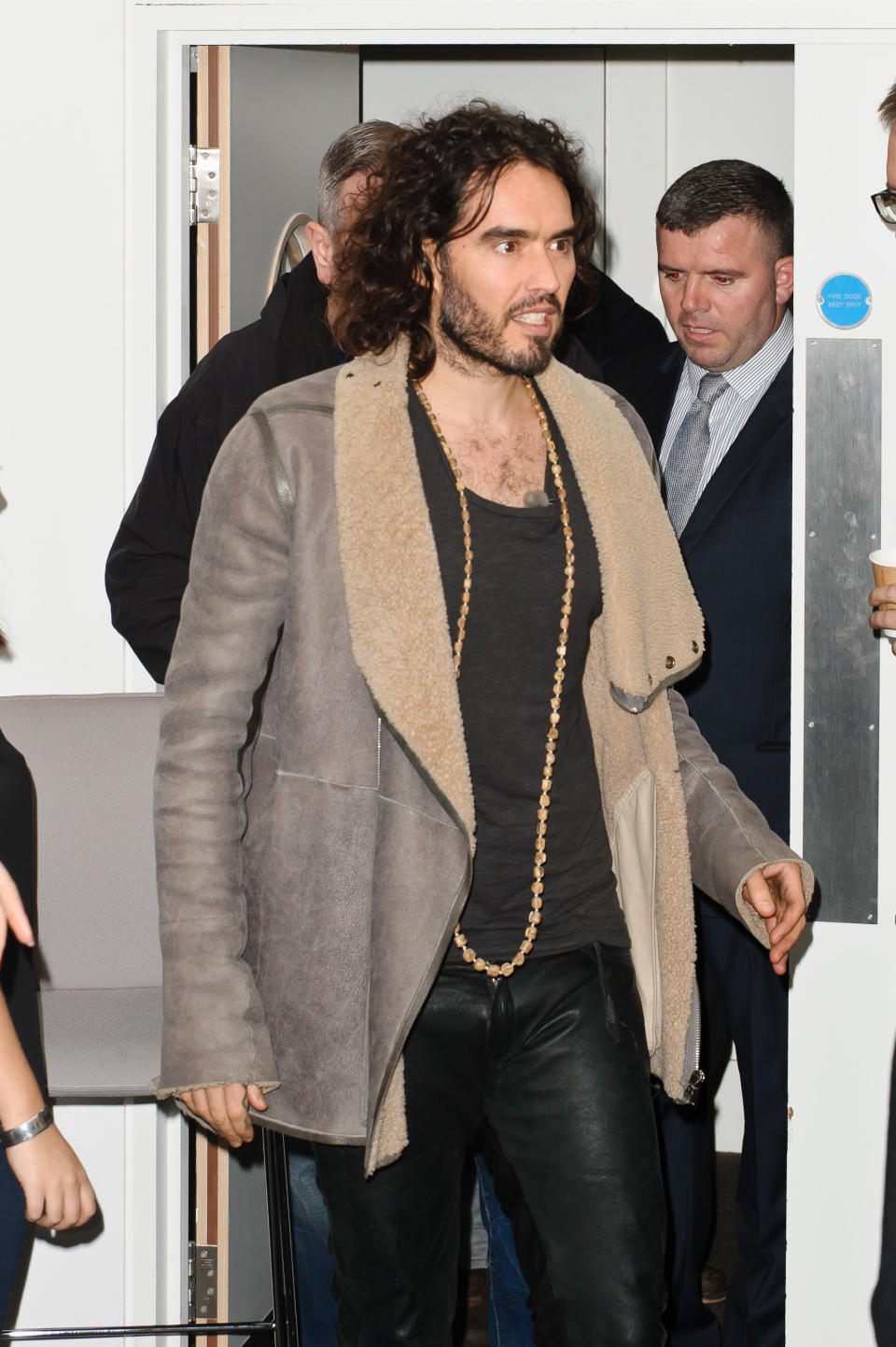 Russell Brand meets fans and signs copies of his book 'Revolution' at Waterstone