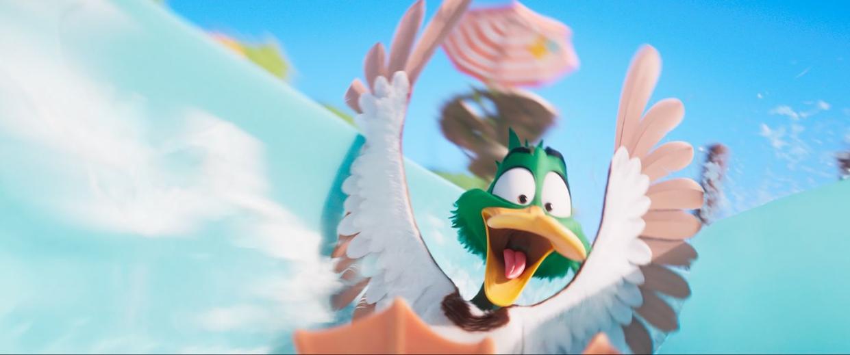 illumination animated movie duck flying