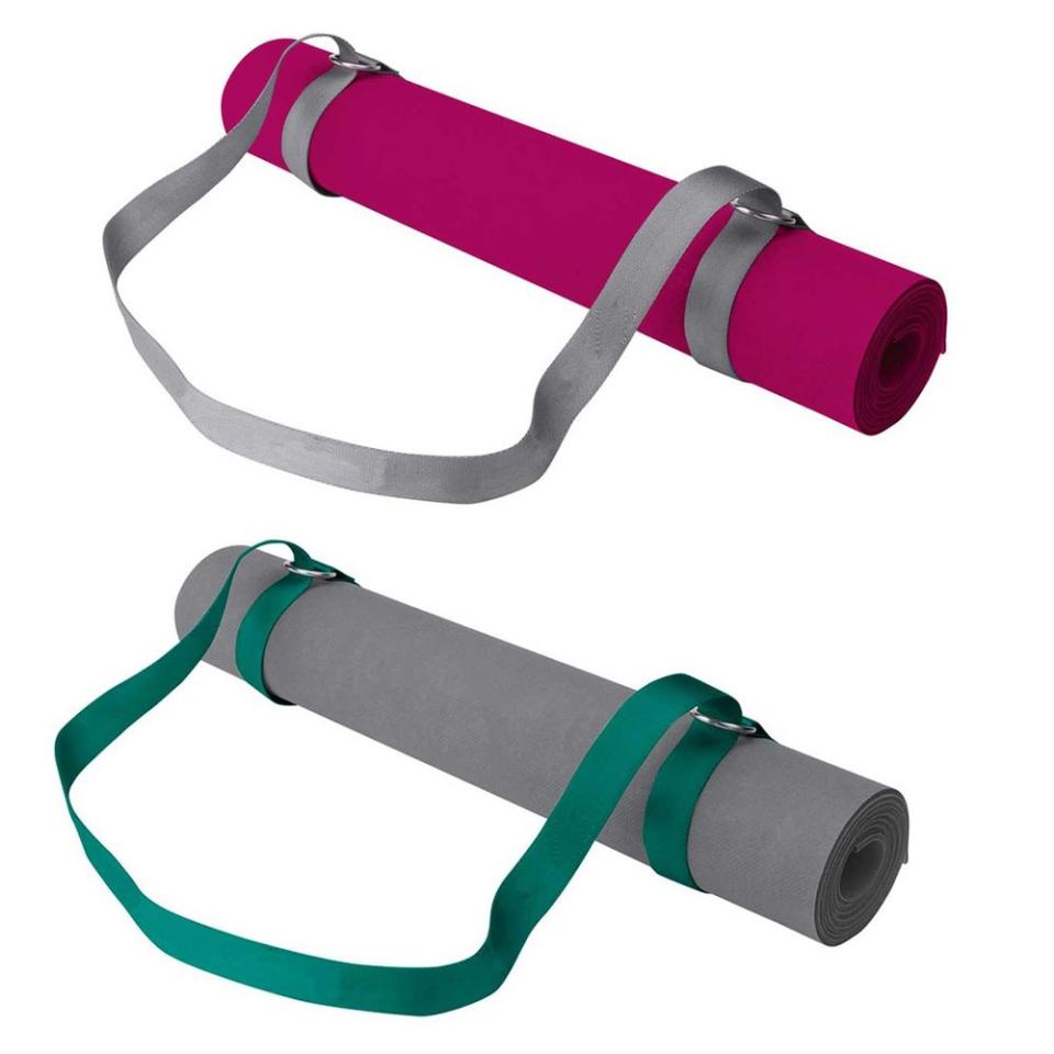 <p>This one is for the yoga and fitness enthusiasts. This is a pretty affordable price for a quality mat and shoulder strap. Source: <a rel="nofollow noopener" href="https://www.rebelsport.com.au/p/gaiam-easy-cinch-yoga-mat-sling-assorted-379075.html#q=yoga+mat&segment=2&page=1" target="_blank" data-ylk="slk:Rebel;elm:context_link;itc:0;sec:content-canvas" class="link ">Rebel</a> </p>