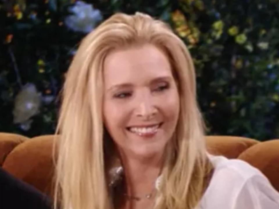 Lisa Kudrow at the ‘Friends’ reunion in 2021 (HBO)