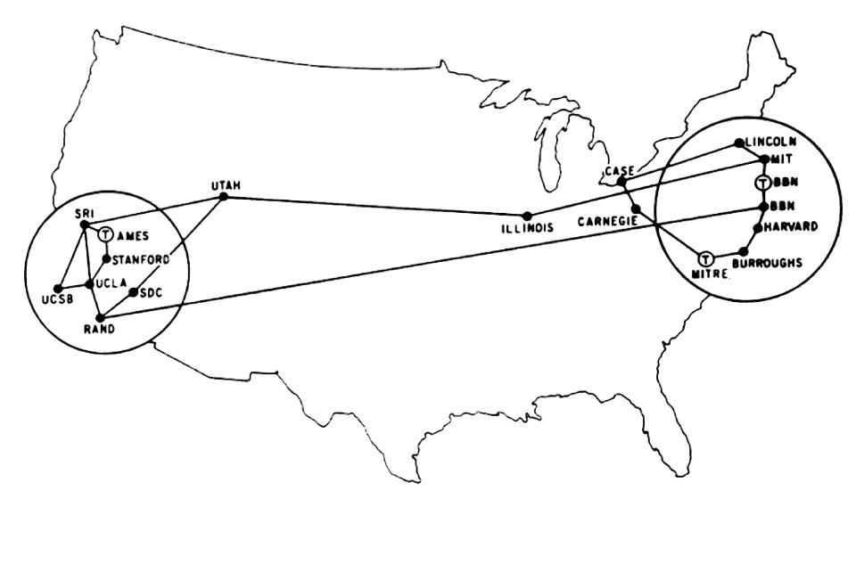<p>ARPANET è il papà di Internet: nel 1969 per la prima volta fu utilizzata una rete informatica per far comunicare tramite computer persone in due luoghi diversi. Dietro al sistema ci sono i protocolli TCP/IP, fondamentali per l’esistenza del web (foto: Getty Images) </p>