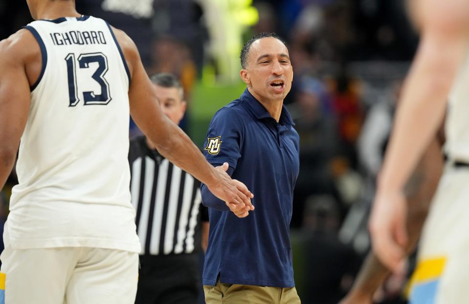 Marquette head coach Shaka Smart is looking to help his team bounce back from losing its Big East opener.