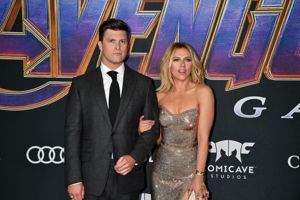 Scarlett and Colin at Avenger: End Game premiere