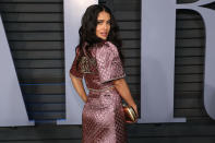 <p>Salma Hayek en la fiesta en Beverly Hills, California/Getty Images </p>