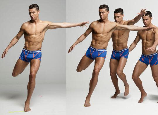 Cristiano Ronaldo's Un-Retouched Underwear Photos Reveal His Imperfections