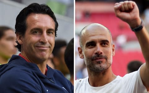 Unai Emery and Pep Guardiola cross paths again