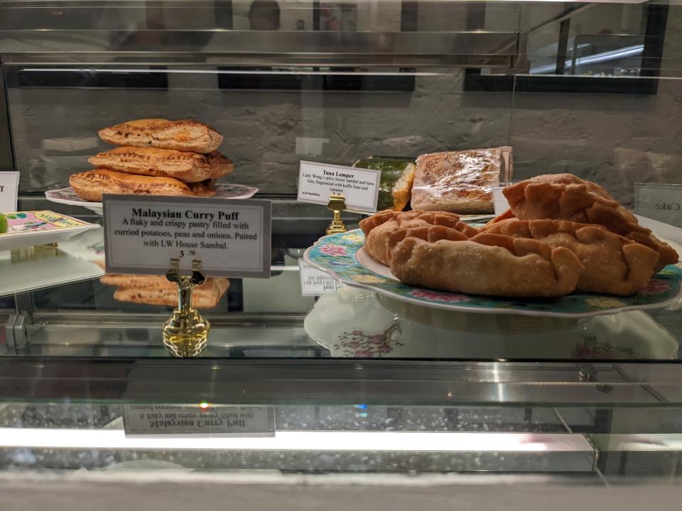 <p>A picture from the Pixel 6a's camera, featuring pastries in a display case.</p>
