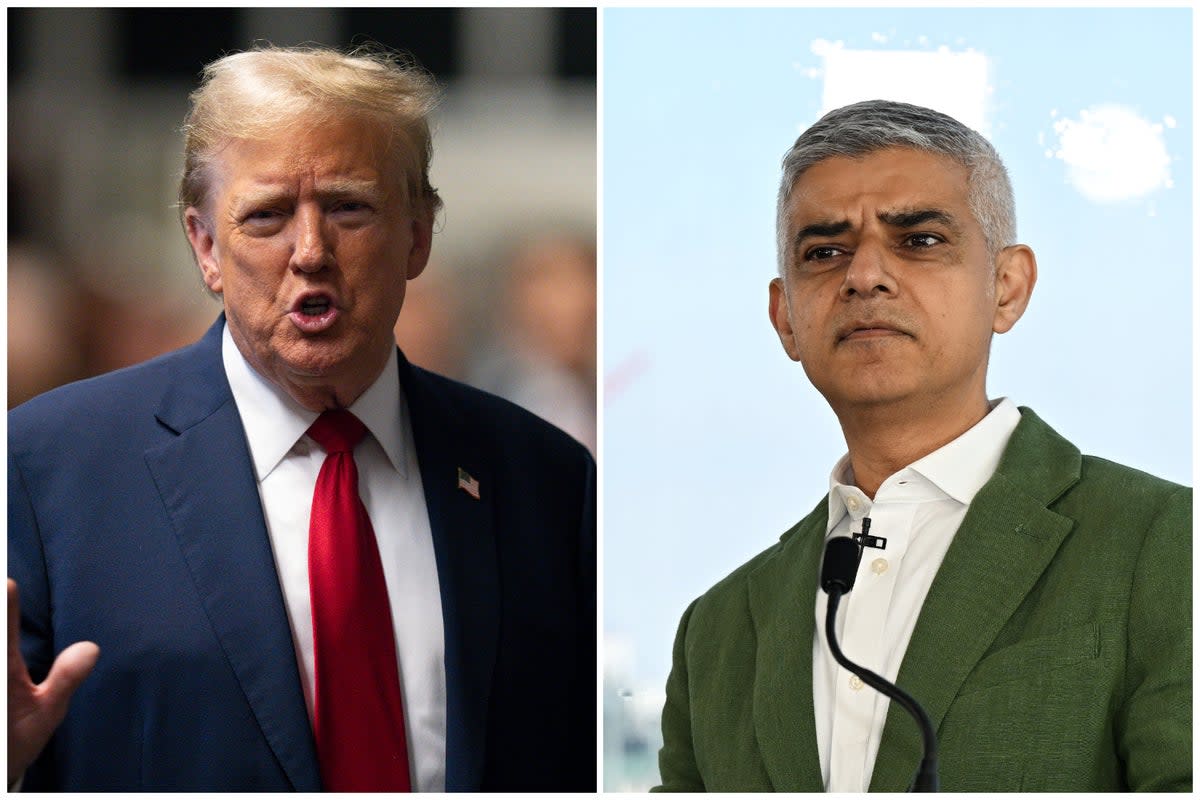 Sadiq Khan has said that Donald Trump is a ‘racist, sexist and homophobe’ (Getty)