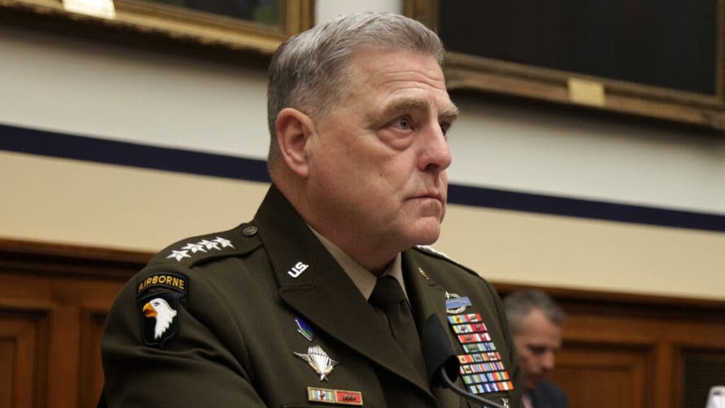 U.S. Chairman of the Joint Chiefs of Staff General Mark Milley testifies during a hearing before the House Committee on Armed Services Wednesday on Capitol Hill in Washington, D.C. (Photo by Alex Wong/Getty Images)